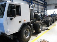 Construction of the special chassis 12x8